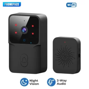 Doorbell Video Low-Power WiFi Link Rechargeable Type Doorbell Night Vision HD Smart Security 1 to 1 Home Intercom