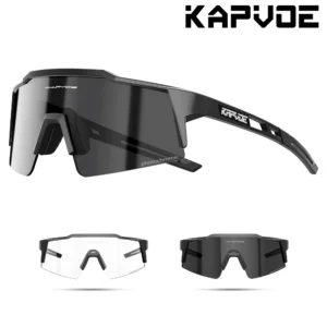 KAPVOE Pochromic Cycling Sunglasses for Men Glasses Fashion Mountain Bicycle Road Speed Cool Goggles Sports MTB Bike Eyewear