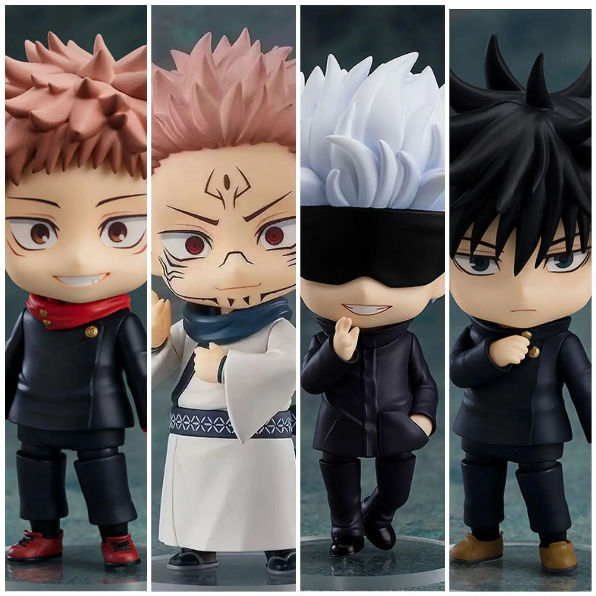Jujutsu Kaisen Clay Figure Fushiguro Megumi Boxed Handmade Office Desk Decor Collectible Toy Model Anime Character
