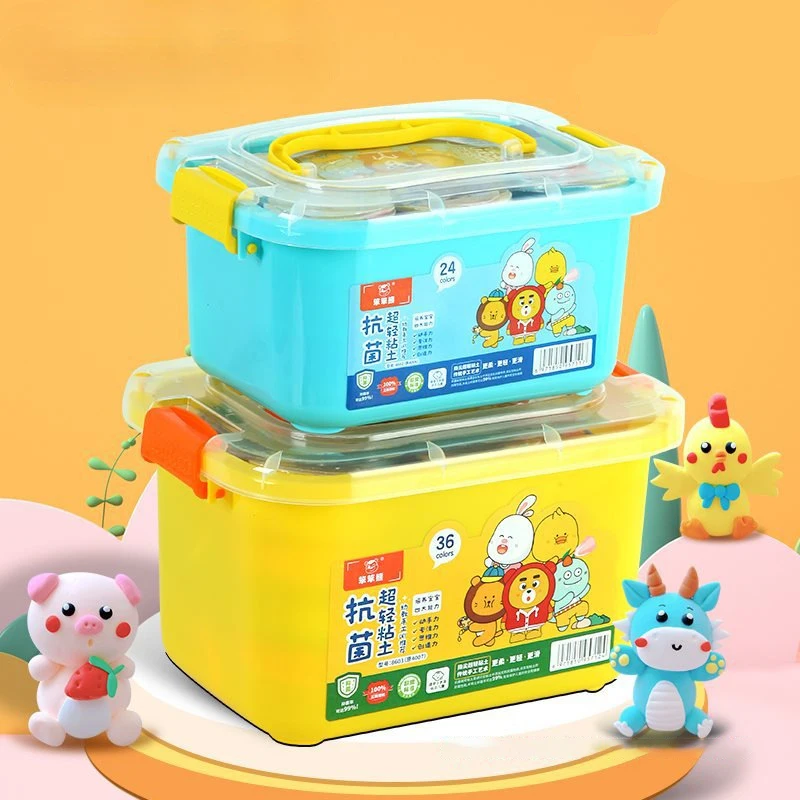 New 36-color Ultra-light Clay Toy Set Safe and Non-toxic Children's DIY Plasticine Toys Children's Educational Toys Gifts