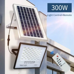 Solar Lamp Outdoor Waterproof Spotlights Solar Lights Remote Control Solar Floodlight Wall Street Garden Lights Sunlight