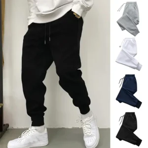 Casual Mens Sweatpants s Solid Color Pants Outdoor Sports Jogging Pants Daily Street Man Trousers Fitness Sportswear