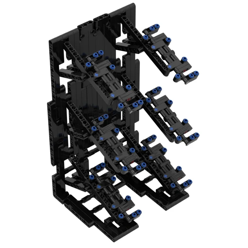 Champions Display Stand XL Compatible Supercar Racing Building Blocks Model DIY Garage Parts bag+Electronic Building Instr