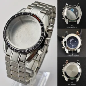 39.7mm Case Watches Metal Case Fits VK63 Movement Accessories Sapphire Glass Equipped With Bezel And Strap VK63 Dial