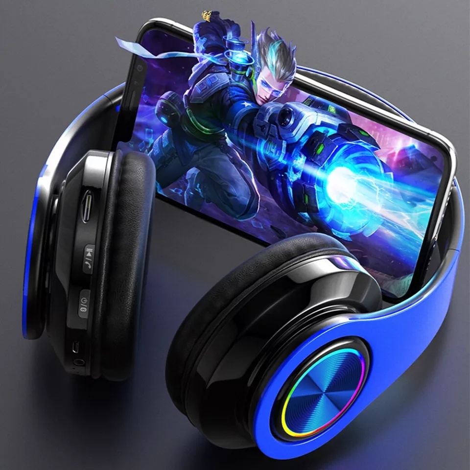 Wireless Bluetooth Headphones Over-Ear Noise Canceling All Devices UK--white - Image 3