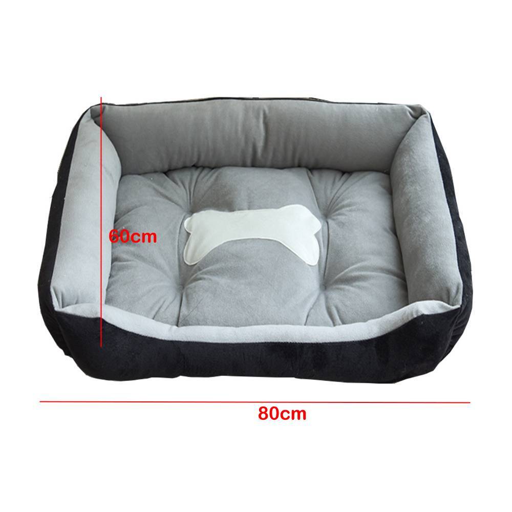 Large Washable Calming Dog Bed, Plush Mat for Puppies & Cats - Image 3