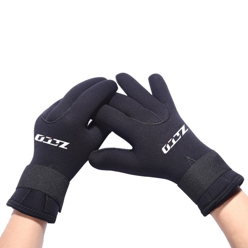 5mm Neoprene Wetsuit Gloves Warm Swimming Diving Kayak Surf Snorkeling - Image 8