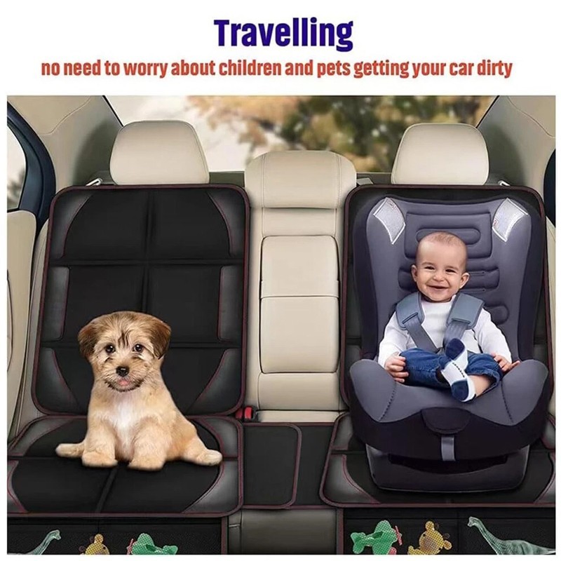 Car Seat Protectors For Child Car Seats Non-Slip Seats Protectors Universal - Image 9