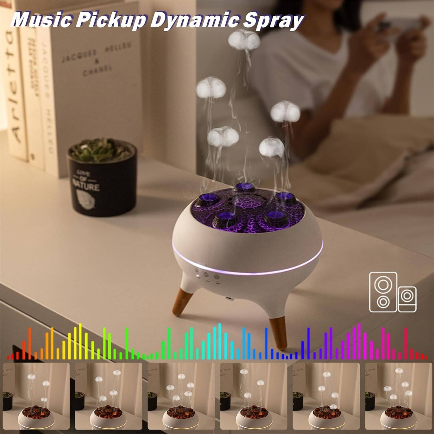 Jellyfish Diffuser With Music - Image 5