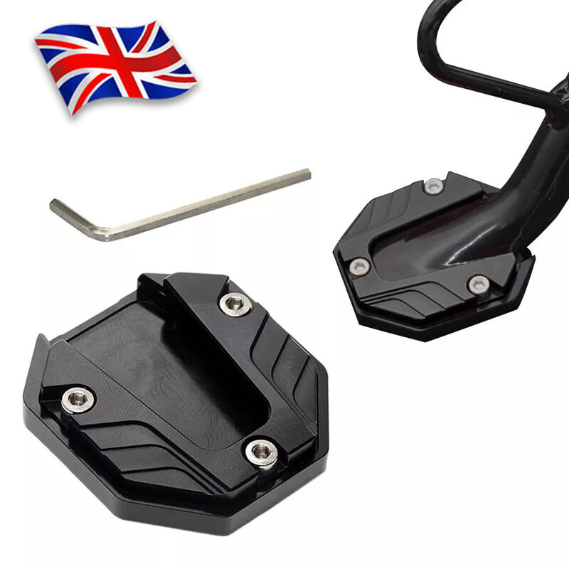 Motorcycle Scooter CNC Side Stand Enlarge Foot Plate Kickstand Extension Pad 1PC - Image 5