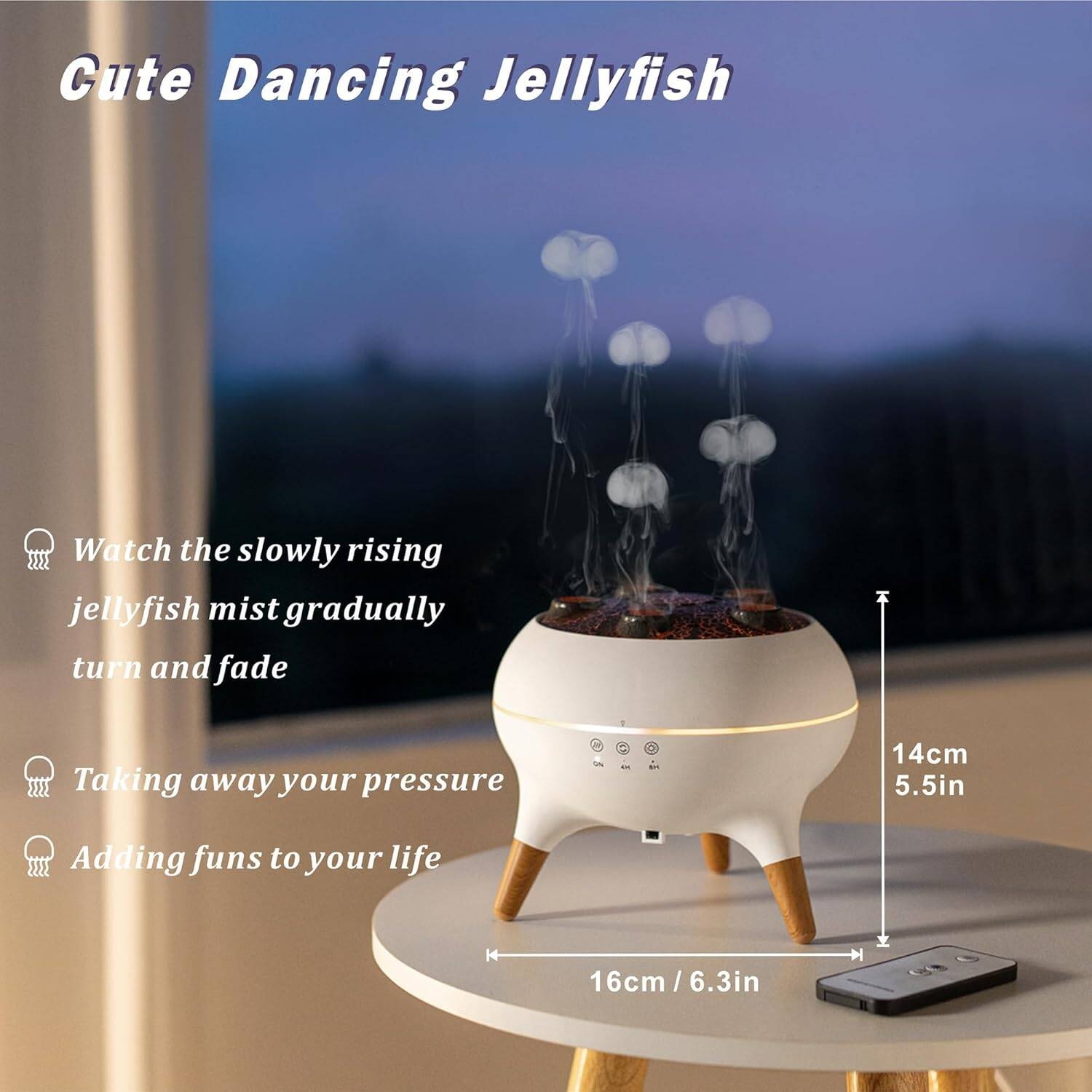 Jellyfish Diffuser With Music - Image 2