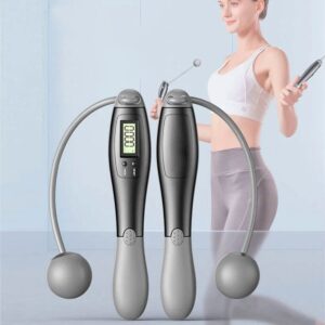 Cordless Skipping Rope  Ropes Smart Screen With Weighted For Sports Fitness