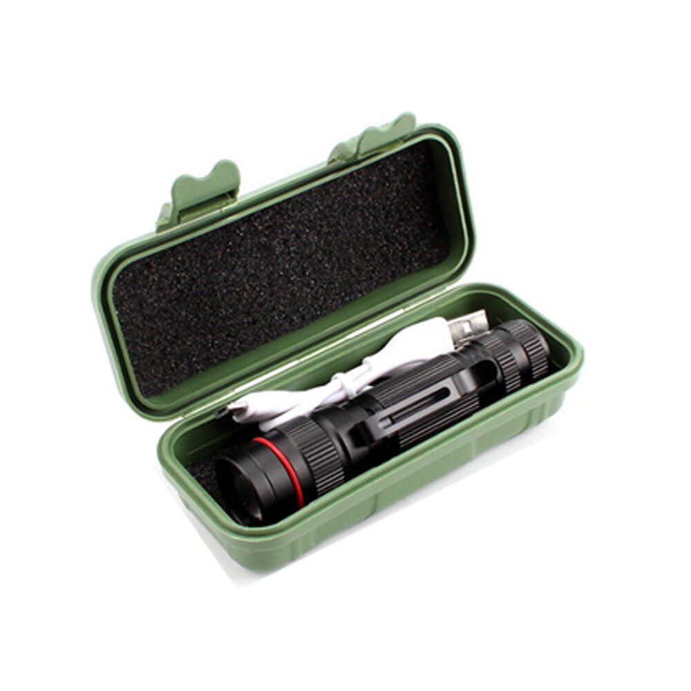 LED Military Flashlight USB Rechargeable Tactical Zoom Torch Most Powerful Mini Pen Light - Image 9