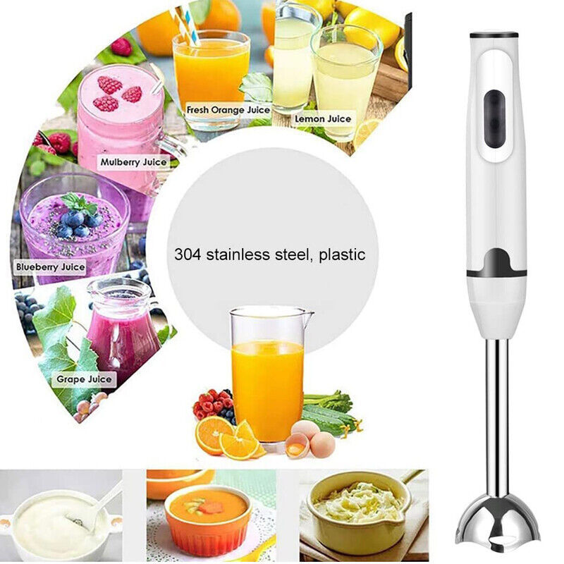 400W Hand Blender Electric Stick Blender Curry Puree Food Mixer Liquidiser NEW - Image 3