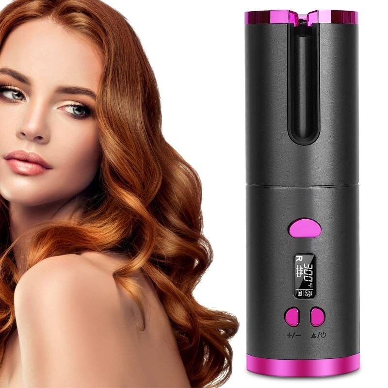 Wireless Automatic Hair Curler And Cordless Hair Curler For Effortless Styling, Perfect Hair Curler, Automatic Curler, Automatic Curling Iron
