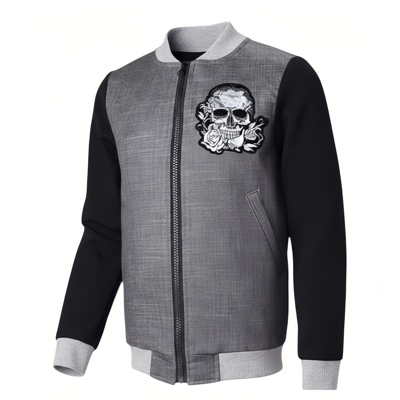 Boys Cotton Jacket Zip Up Kids Casual Coat Spring Autumn Toddler 3-7Y - Image 4