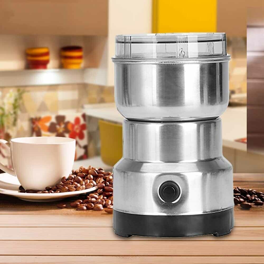 Electric Coffee Grinder Grinding Milling Nut Bean Spice Matte Blade Blender UK - Image 6