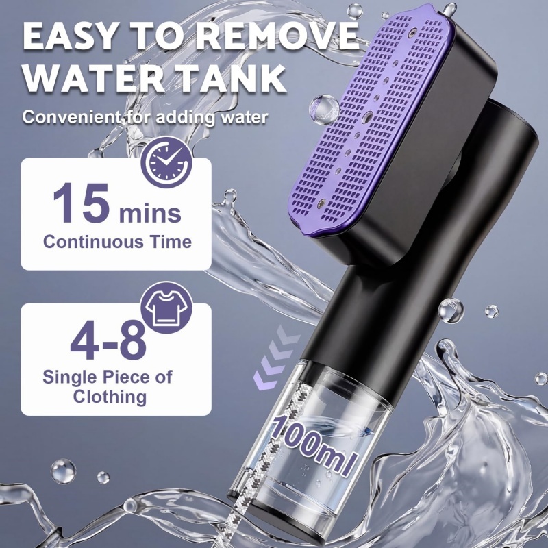 Portable Clothes Steamer, Handheld Clothes Steamer For Home Or Travel - Image 5