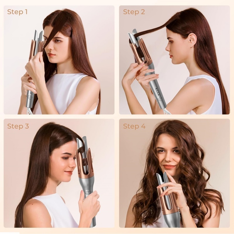Hair Curler, Portable Automatic Curling Iron With Anti-Scald Design - Image 9