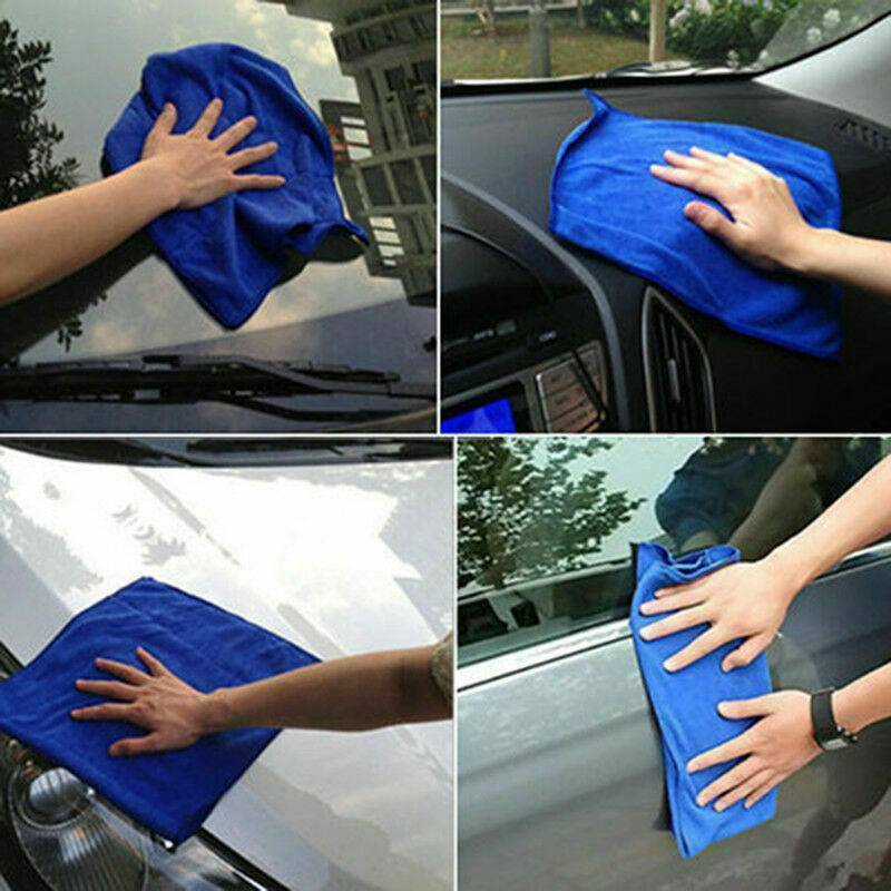 50X LARGE MICROFIBRE CLEANING AUTO CAR DETAILING SOFT CLOTHS TOWEL DUSTER WASH - Image 8
