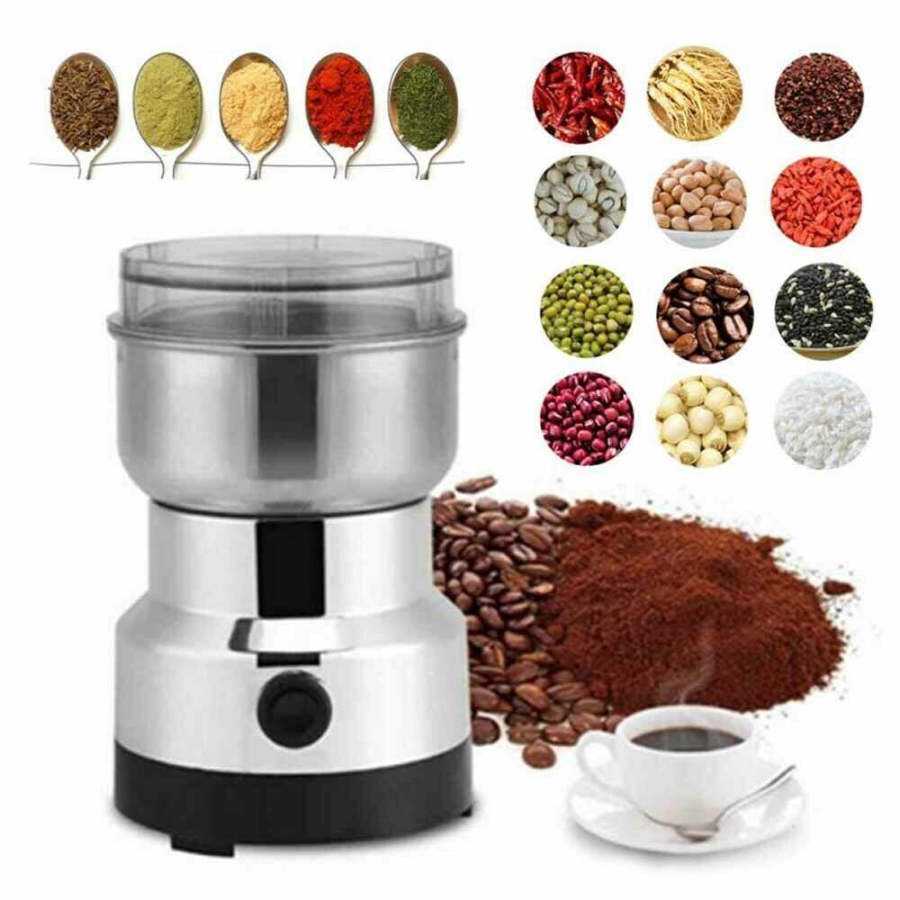 Electric Coffee Grinder Grinding Milling Nut Bean Spice Matte Blade Blender UK - Image 10