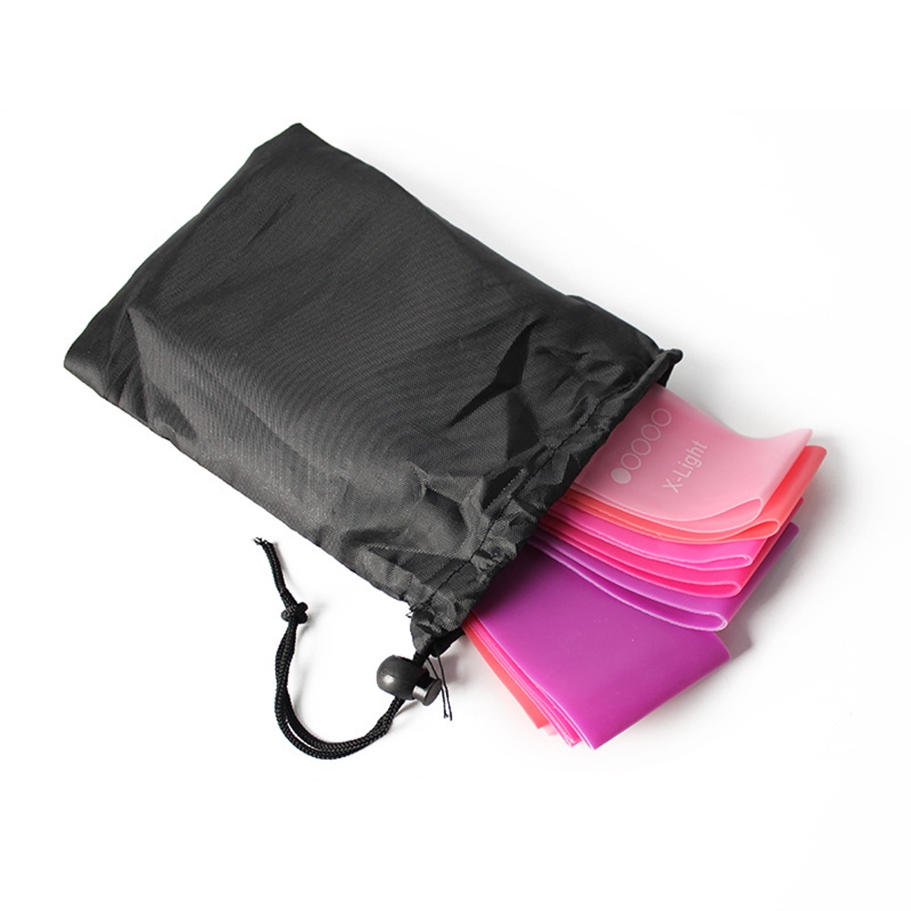 Resistance Bands Loop Set Of 5 Exercise Strength Workout Fitness Yoga Booty Band - Image 3