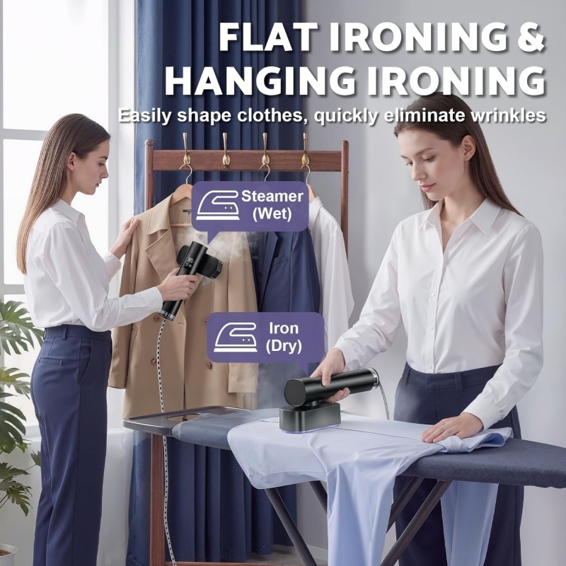 Portable Clothes Steamer, Handheld Clothes Steamer For Home Or Travel