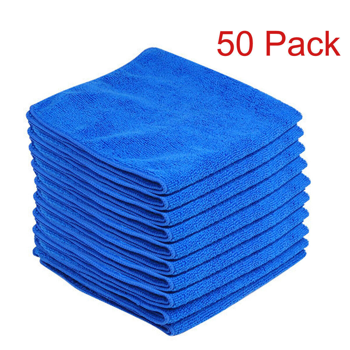 50X LARGE MICROFIBRE CLEANING AUTO CAR DETAILING SOFT CLOTHS TOWEL DUSTER WASH - Image 5