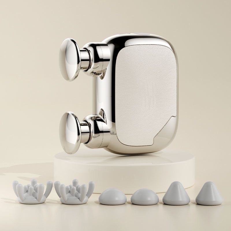 Mini Muscle Massage Gun Electric Fascia Massager 2 Heads For Neck & Body - Image 4