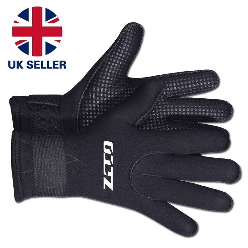 5mm Neoprene Wetsuit Gloves Warm Swimming Diving Kayak Surf Snorkeling