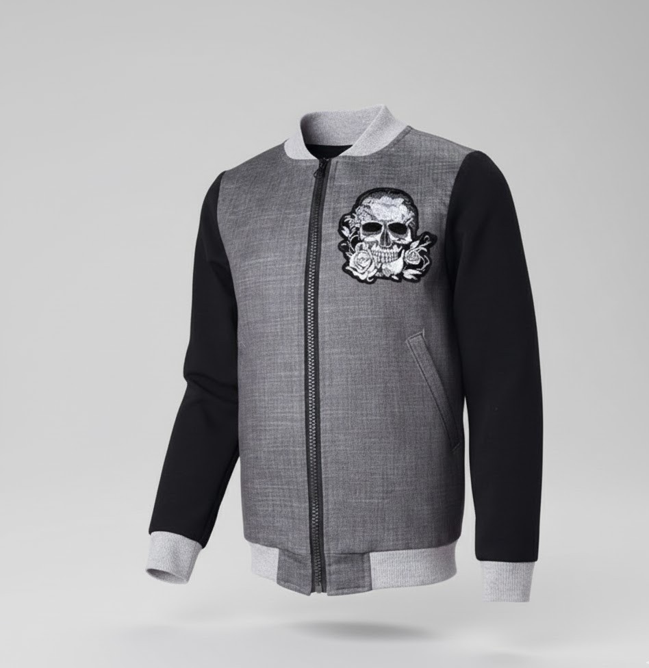 Boys Cotton Jacket Zip Up Kids Casual Coat Spring Autumn Toddler 3-7Y - Image 2