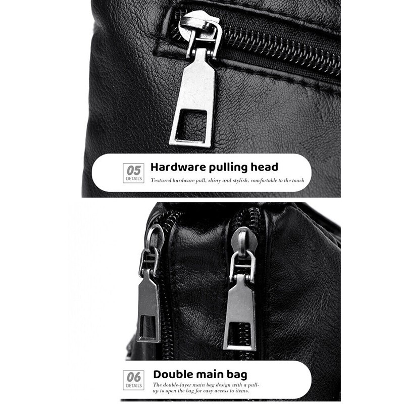 Womens Shoulder Bag Ladies Multi Pocket Messenger Handbag Cross Body Bags UK - Image 4