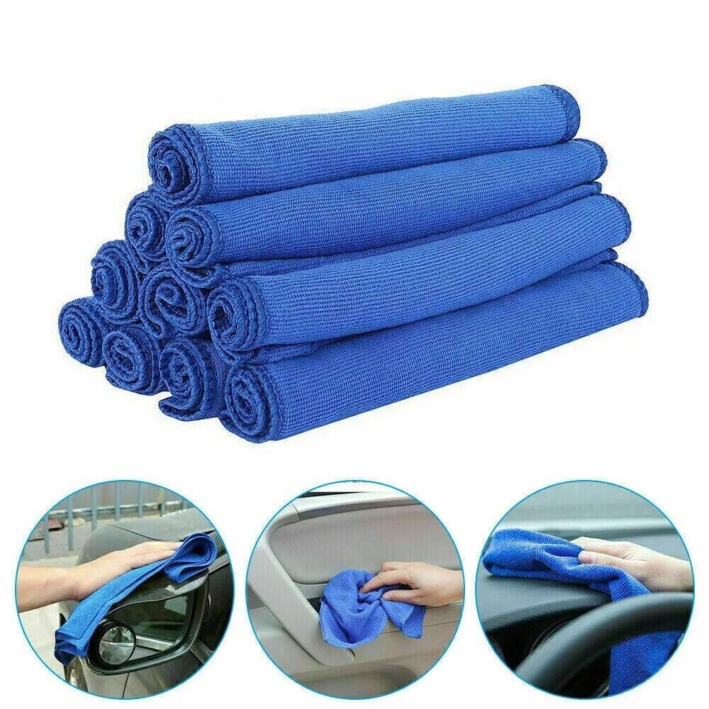50X LARGE MICROFIBRE CLEANING AUTO CAR DETAILING SOFT CLOTHS TOWEL DUSTER WASH - Image 3