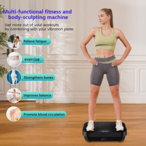 Power Vibration Plate Vibrating Machine Platform Exercise Body Shaker Massager