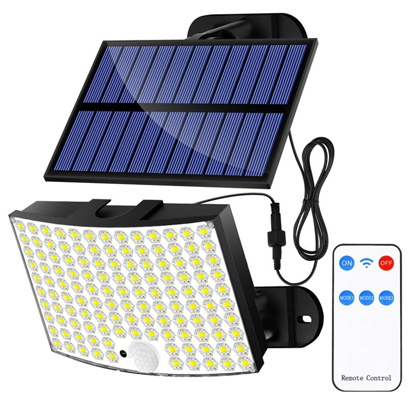 LED Solar PIR Motion Sensor Wall Light Outdoor Garden Security Flood Street Lamp - Image 8
