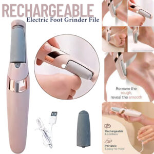 Rechargeable Electric Foot Grinder Pedicure Machine Tool Dead Skin Remover