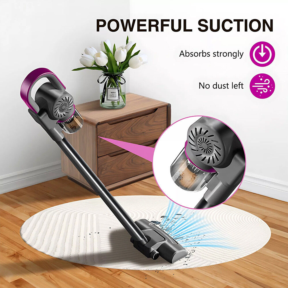 4 In 1 Stick Handheld Vacuum Cordless Vacuum Cleaner For Carpet Floor Pet Hair - Image 3