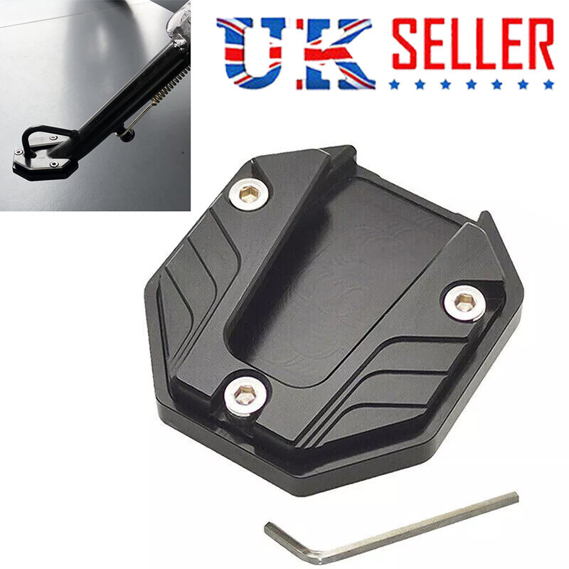 Motorcycle Scooter CNC Side Stand Enlarge Foot Plate Kickstand Extension Pad 1PC - Image 9