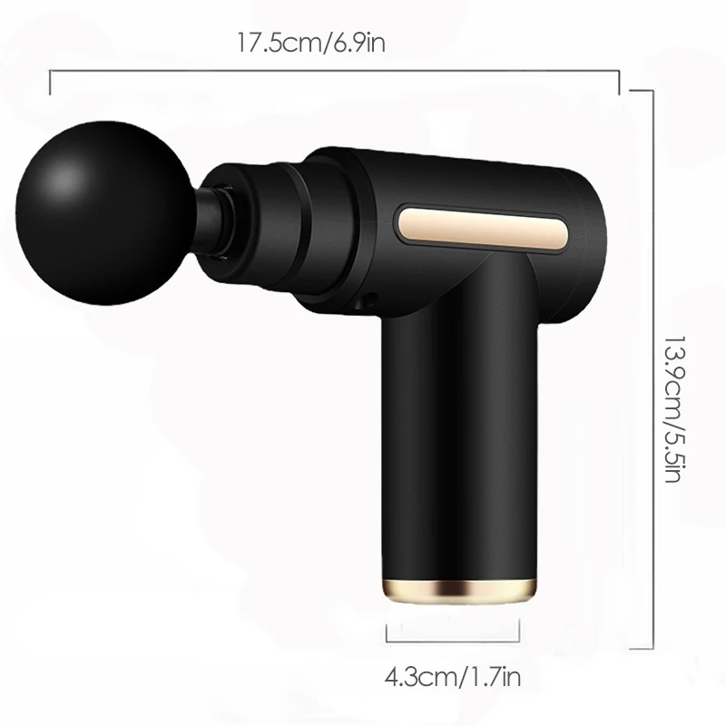Massage Gun For Deep Muscle Relaxation, Neck Massage, Electric Fitness Equipment, Noise Reduction, Unisex. - Image 6