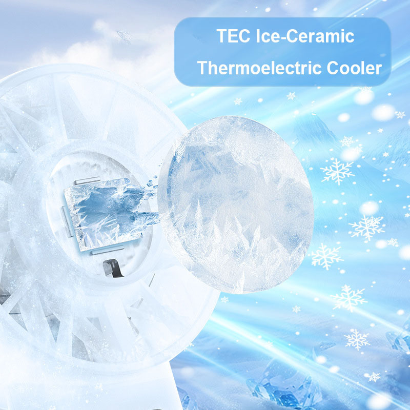 Handheld Portable Fan Speed1100 Adjustable Turbo Mini Fans 5000mAh Battery - Image 10