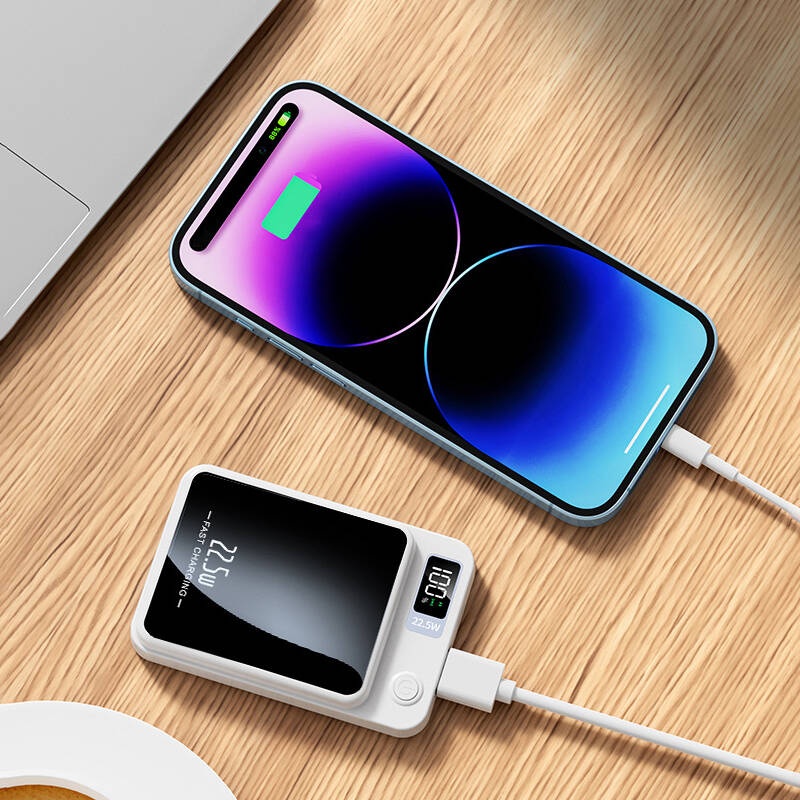 12000mAh Magnetic Wireless Power Bank With LED Display, 22.5W Fast Charging, Portable For Multiple Devices - Image 6