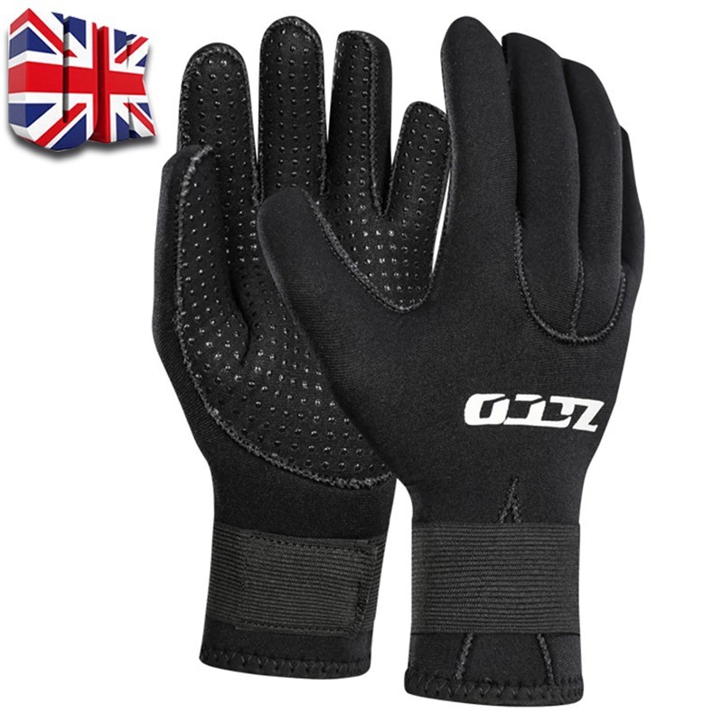 5mm Neoprene Wetsuit Gloves Warm Swimming Diving Kayak Surf Snorkeling - Image 4
