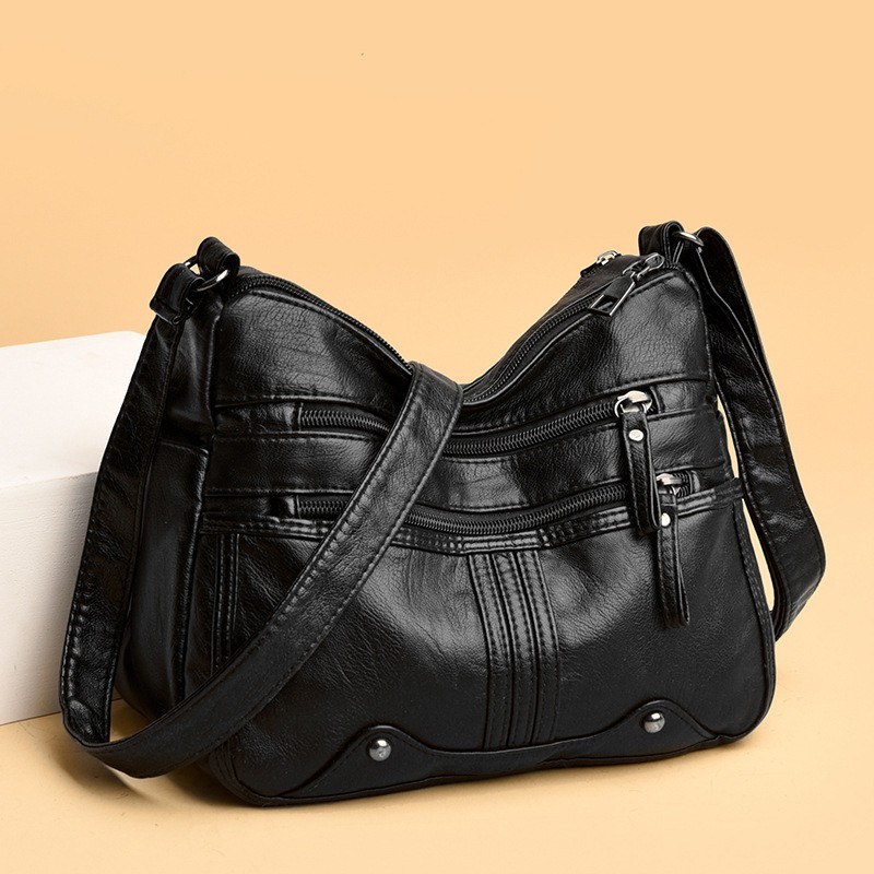 Womens Shoulder Bag Ladies Multi Pocket Messenger Handbag Cross Body Bags UK - Image 6