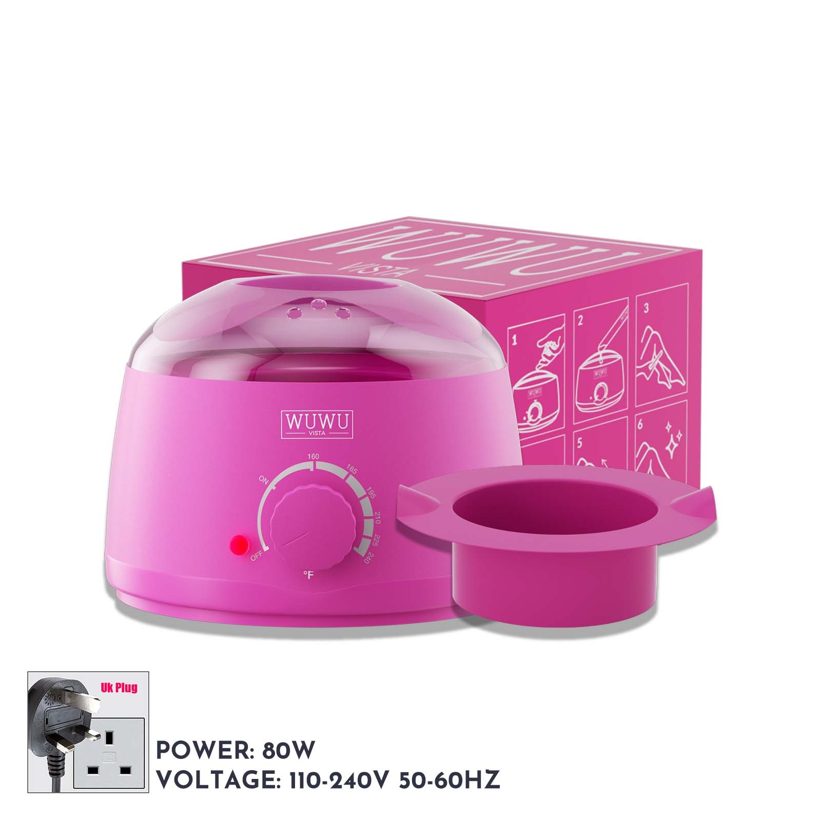 WUWUVISTA Wax Warmer Kit Professional Depilatory Set With Silicone Bowl, Portable & Easy To Clean, Perfect For Sensitive Skin, Full Body, Face & Bikini Area Great Gift For Her, Him, Or Anyone - Image 9