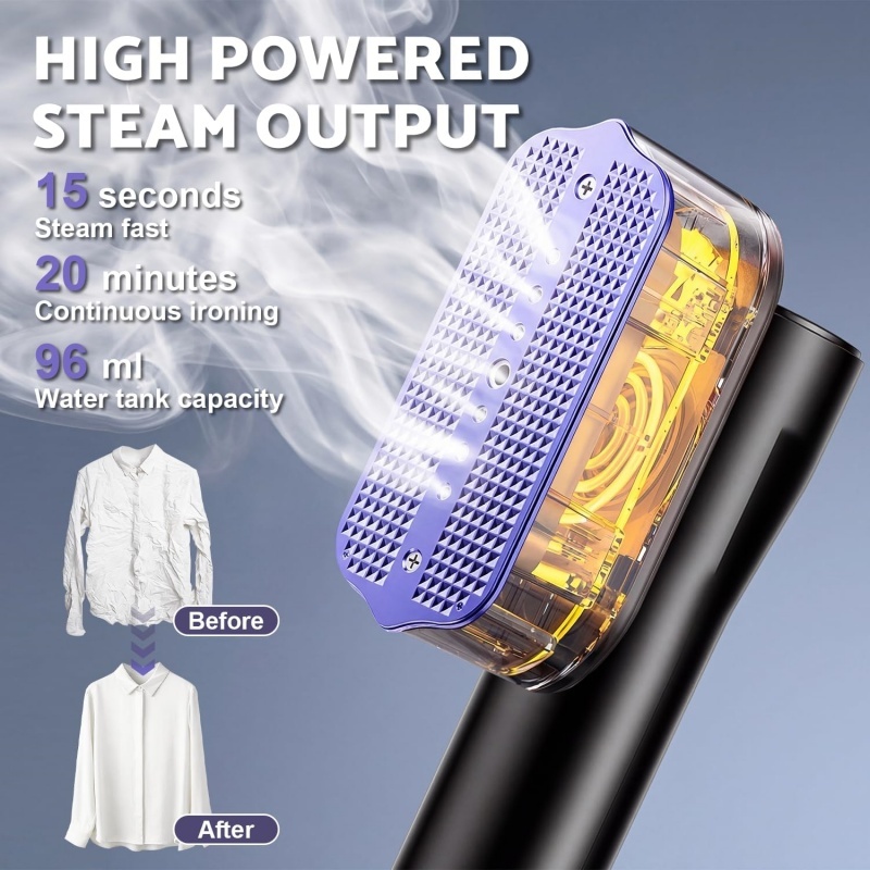 Portable Clothes Steamer, Handheld Clothes Steamer For Home Or Travel - Image 10