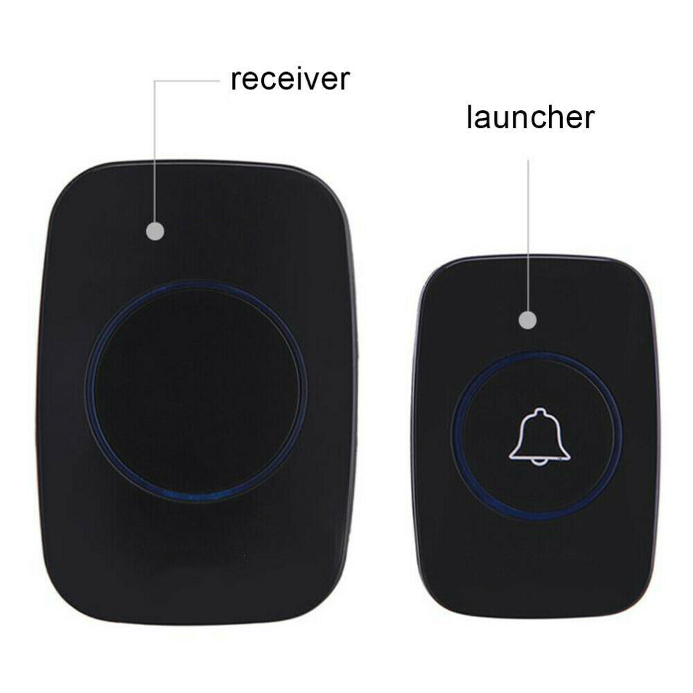 Wireless Doorbell Waterproof Range Door Bells Kit Cordless Plug-in Home Office - Image 5