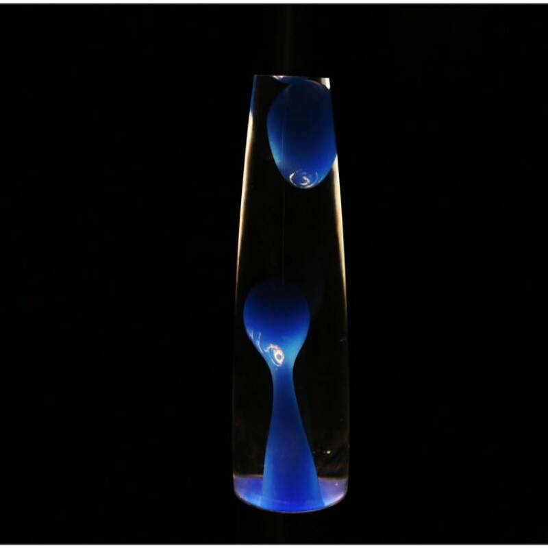 Lava Lamp Blue With Hypnotic Colour Effect & Premium LED Lava Lamp Glow 13-inch Lamp With Metal Base Efficient Mood Light For Bedroom, Office Decor Mesmerising Gift For Adults & Kids - Image 2