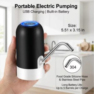 Electric Water Bottle USB Rechargeable Automatic Drinking Water Dispenser