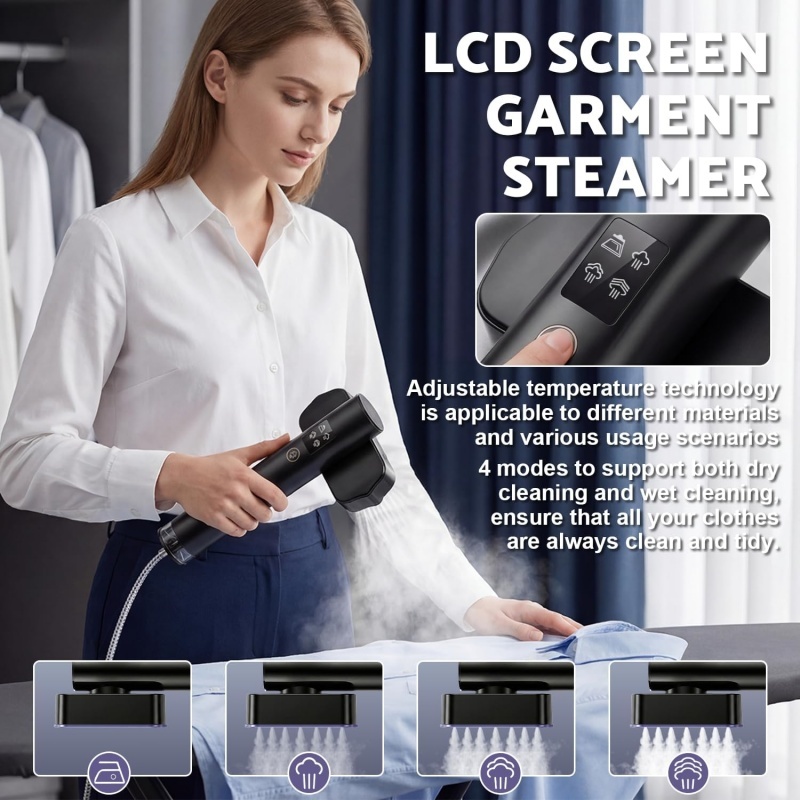 Portable Clothes Steamer, Handheld Clothes Steamer For Home Or Travel - Image 3