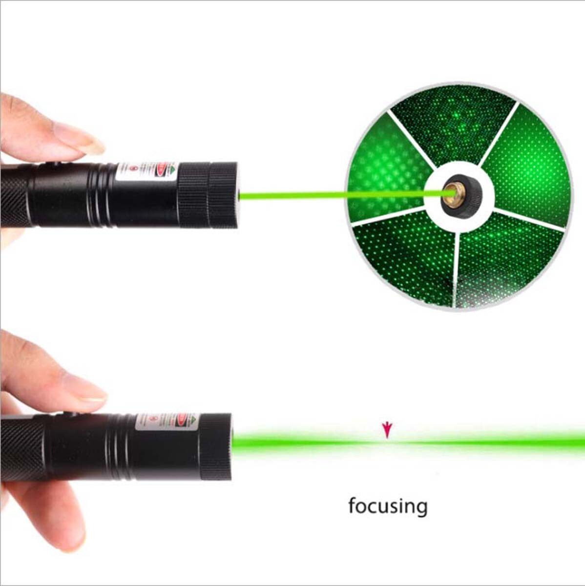 USB Rechargeable Green Laser Pointer Pen Light 990Miles 532NM Astronomy Visible Beam Light 1mw Flashlight Torch - Image 6